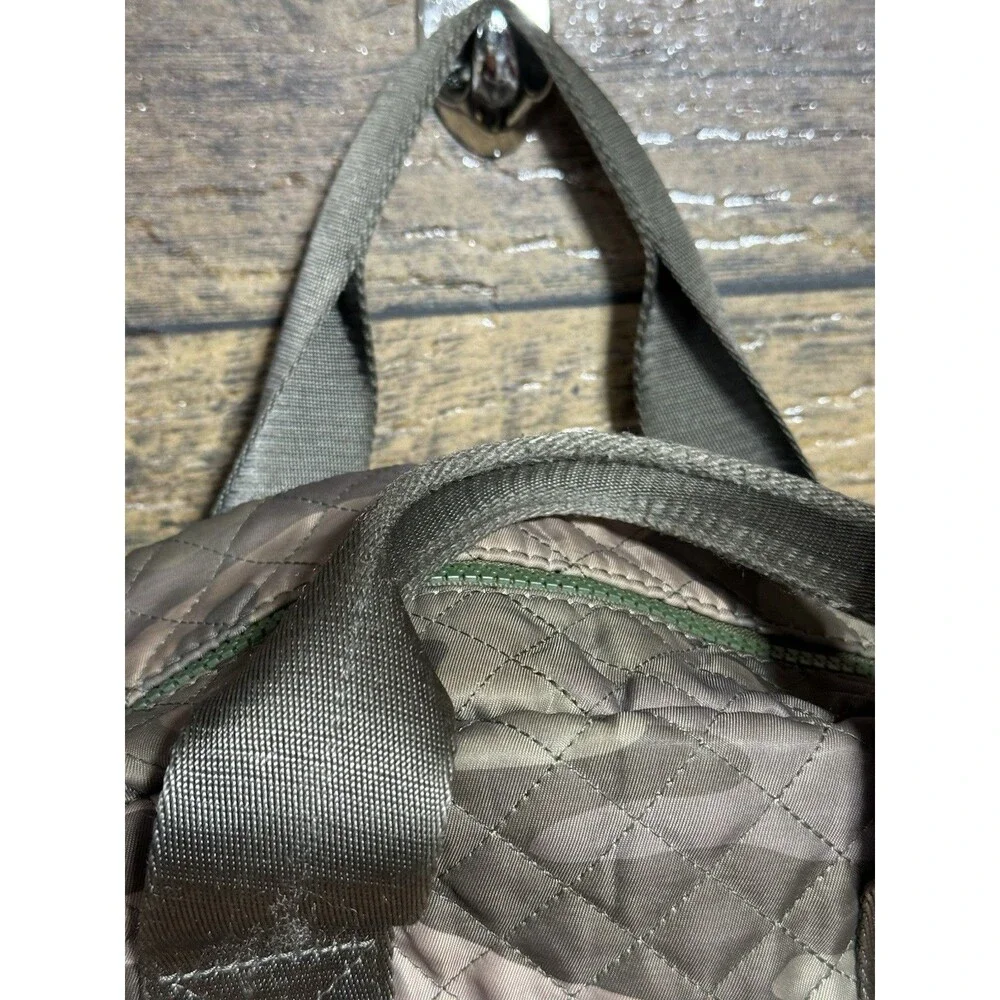 RARE - Tommy Hilfiger Alva Quilted Backpack in Army Green… Outdoor Camo Travel